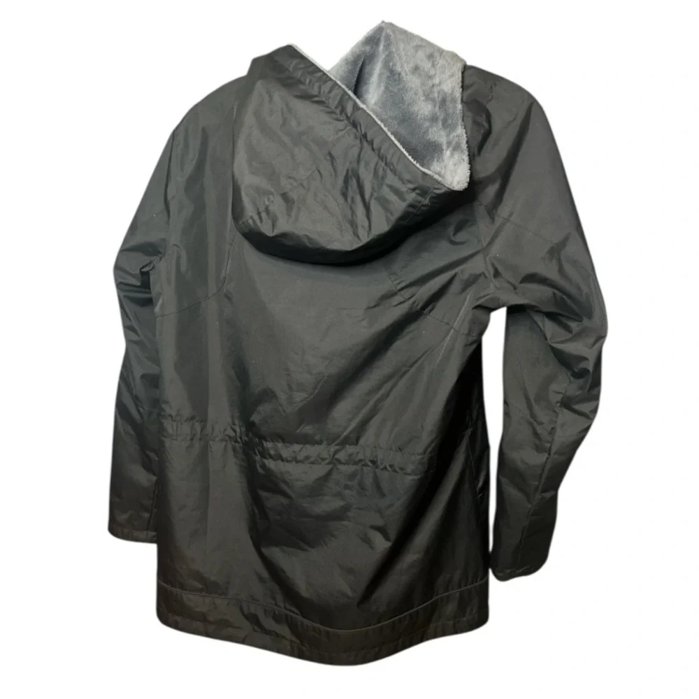 Free Country Black Waterproof Lined Jacket with Pink Logo - Picture 3 of 8